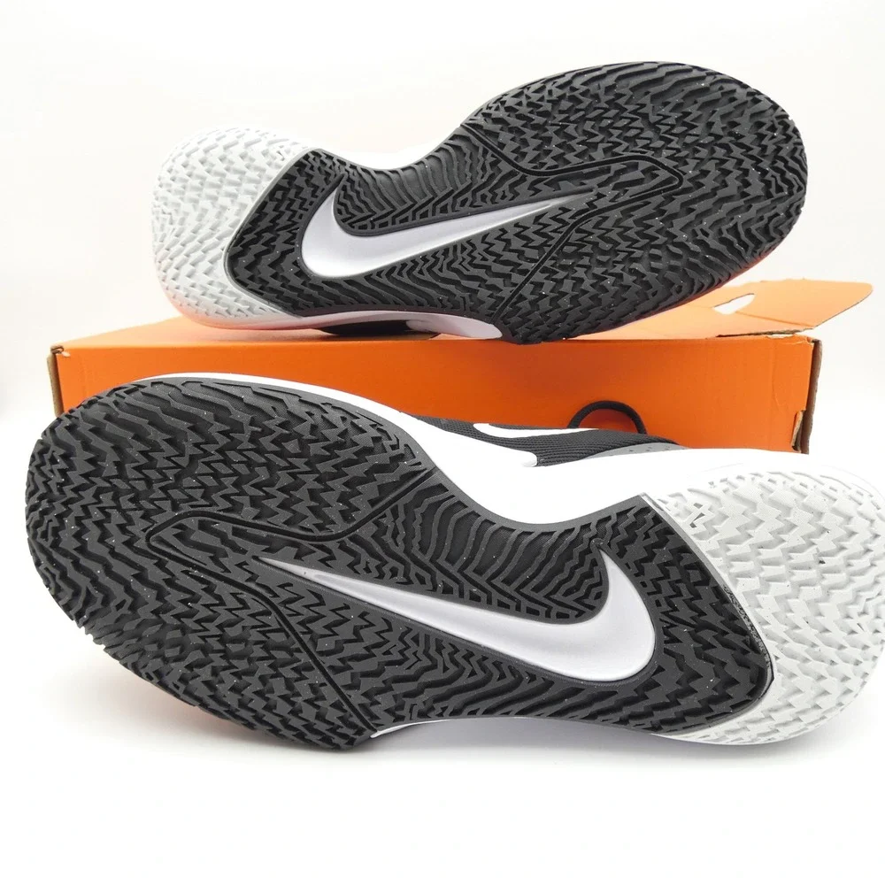 Nike Precision VII Mens 11 Black White Iron Grey Basketball Shoes FN4322-005 NEW